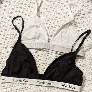 Calvin Klein cotton bras 20$ for both